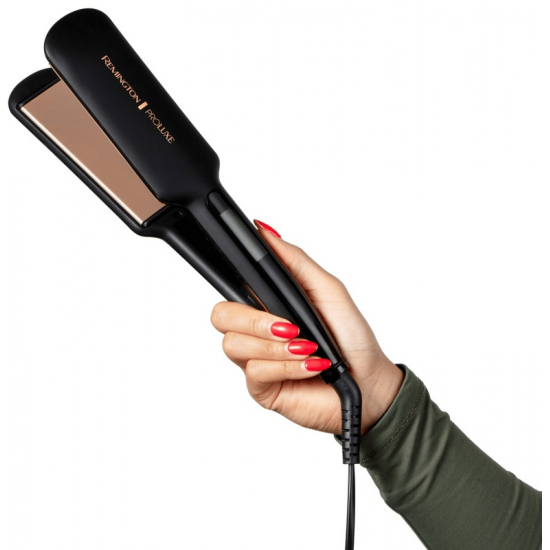 Випрямляч для волосся Remington S9150B PROluxe Midnight Wide Plate Straightener