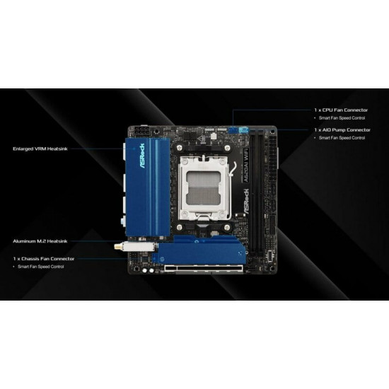 Материнська плата ASRock A620AI WiFi Socket AM5