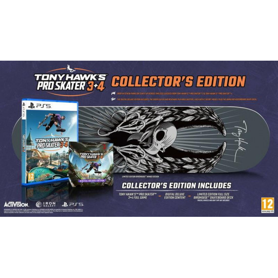 Гра Tony Hawk Pro Skater 3+4 Collectors Edition для PlayStation 5, Blu-ray (1161861)