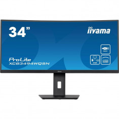 Монітор Iiyama 34" ProLite XCB3494WQSN-B5 VA Black 120Hz Curved