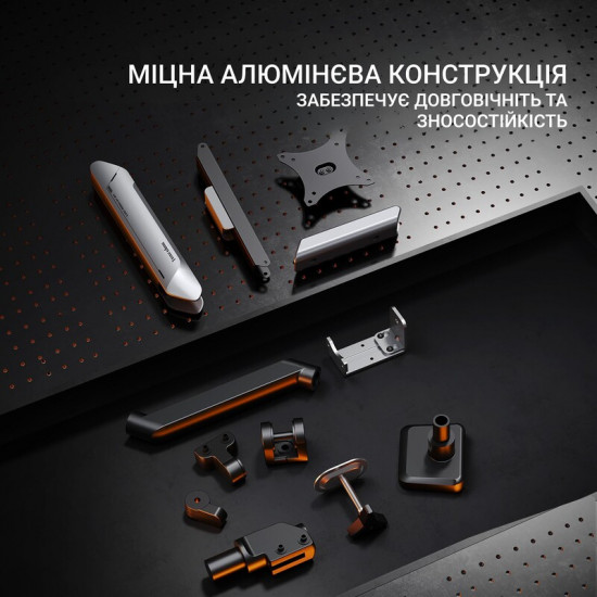 Кронштейн Anda Seat Stealth Pro II 17"-42" White/Gray (AD-W-A9-1S-FW) (VESA100х100)