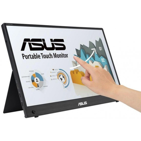 Монітор портативний Asus 15.6" ZenScreen Touch MB16AHT (90LM0890-B01170) IPS Black