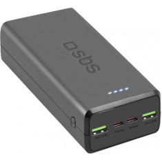 Універсальна мобільна батарея SBS 30000 mAh 20W Black (TTBB30000PD20K)