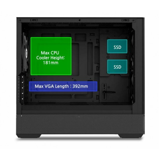 Корпус Zalman P30 AIR Black без БЖ