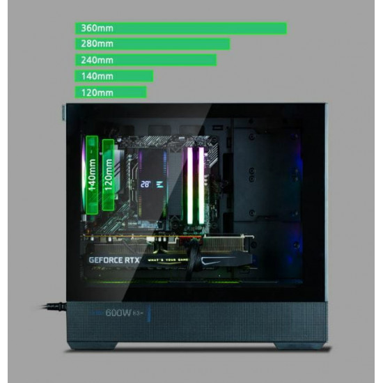 Корпус Zalman P30 AIR Black без БЖ