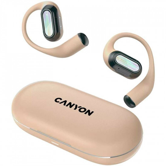 Bluetooth-гарнітура Canyon TWS-12 Headset On Flow Beige (CNS-TWS12BE)