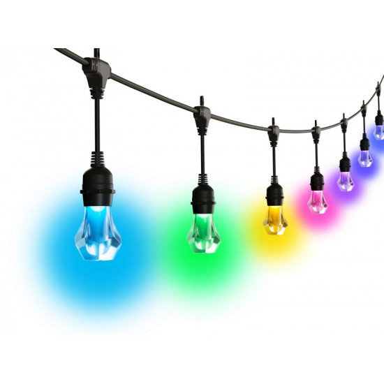 Гірлянда Nanoleaf Smart Multicolor Outdoor String Lights Expansion Pack, 15м (NF084E00-20SLO)