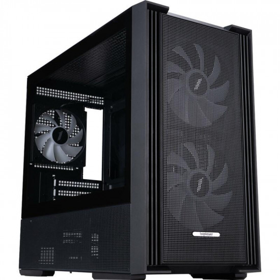 Корпус 1stPlayer AU6-BK-2FA7-14-2FA7R-1FA7 Black
