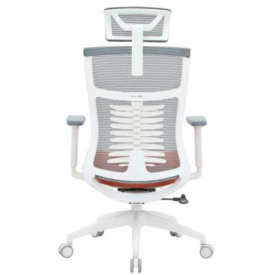 Крісло офісне Officepro Balance OC550-W-DG-OR White/Dark Gray/Orange