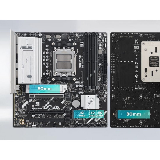 Материнська плата Asus Prime B840M-A-CSM Socket AM5