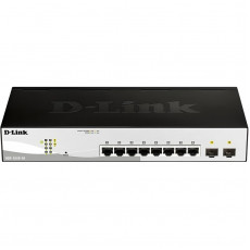Комутатор D-Link DGS-1210-10 (8* 1Gbit, 2*SFP, Smart III)