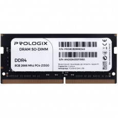 Модуль пам`ятi SO-DIMM DDR4 8GB/2666 Prologix (PRO8GB2666D4S)