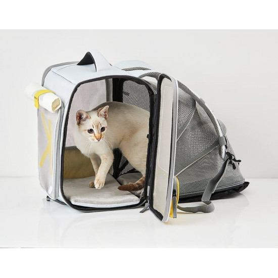 Рюкзак-переноска Petkit Breezy xZone Pet Carrier Grey (P7703)