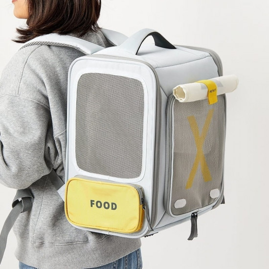 Рюкзак-переноска Petkit Breezy xZone Pet Carrier Grey (P7703)