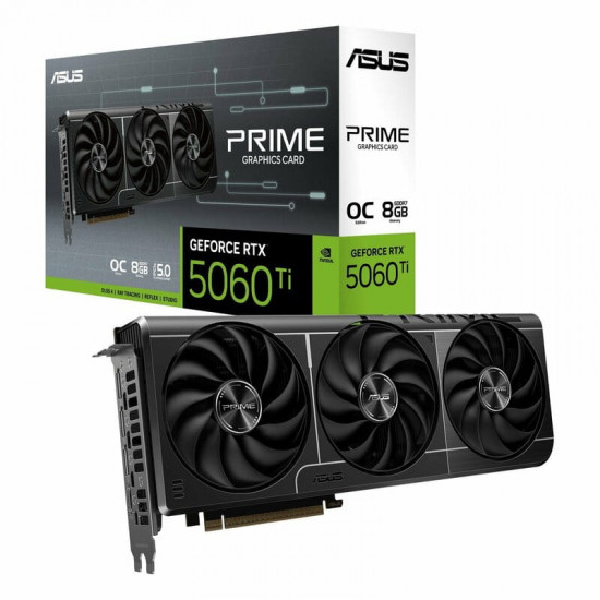Відеокарта GF RTX 5060 Ti  8GB GDDR7 Prime OC Asus (PRIME-RTX5060TI-O8G)