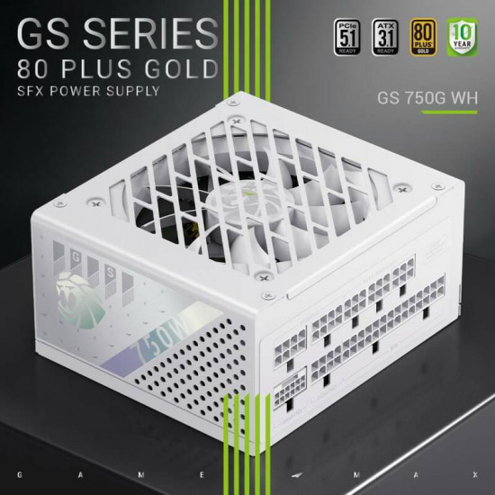 Блок живлення GameMax GS 750G V25 White 750W