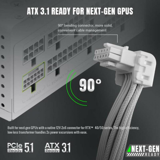 Блок живлення GameMax GS 750G V25 White 750W