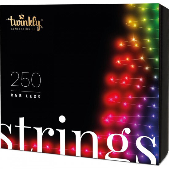 Smart LED гірлянда Twinkly Strings RGB Gen II (TWS250STP-BEU) 250LED, 20м, BT+WiFi