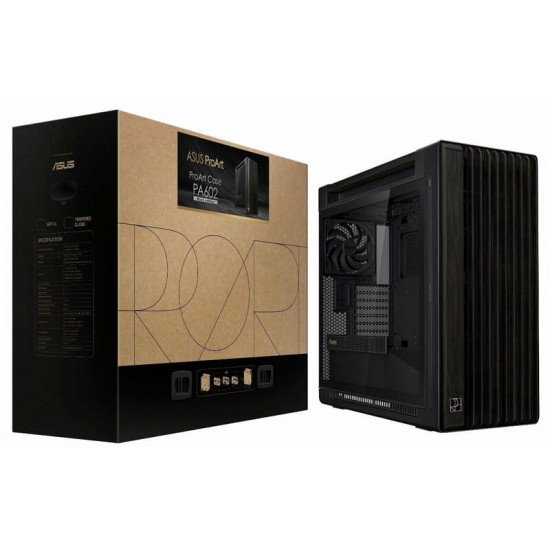 Корпус Asus ProArt PA602 Wood Edition Tempered Glass без БЖ (90DC00J0-B09010)