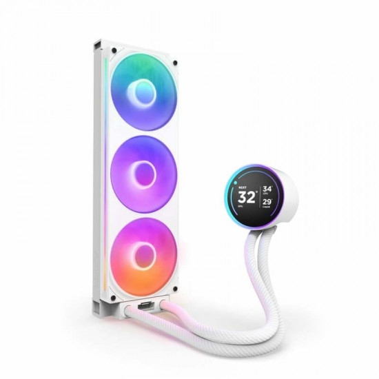 Система водяного охолодження NZXT Kraken Elite 360 RGB White (RL-KR36E-W2)