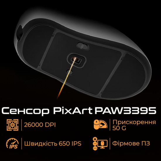 Миша бездротова RAWM ER21 White