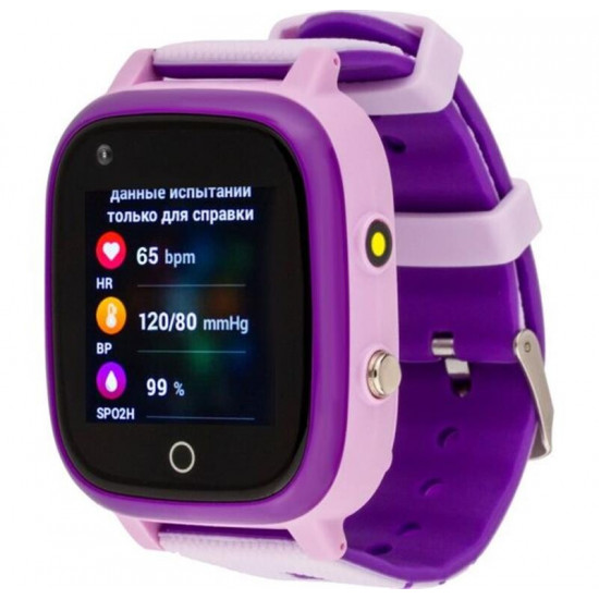 Дитячий смарт-годинник AmiGo GO005 4G WIFI Thermometer Purple