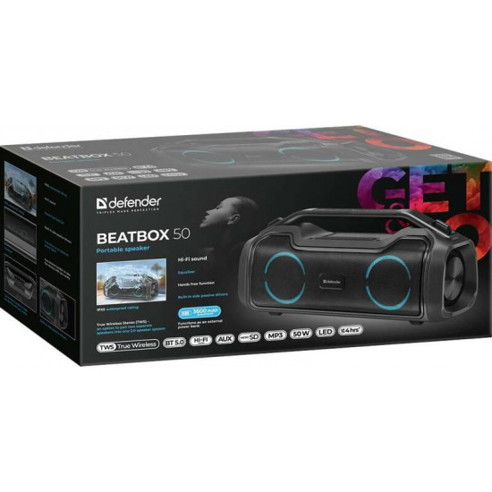 Акустична система Defender Beatbox 50 Black (65950)