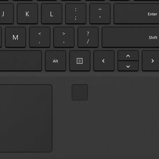 Клавiатура Microsoft Surface Pro 1755 Type Cover with Fingerprint ID Black (GKG-00021)