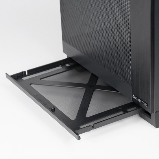 Корпус Chieftec Visio Air Black (GM-30B-M-OP) Без БЖ