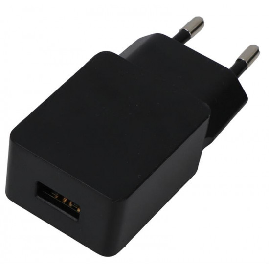 Мережевий зарядний пристрій Puridea C02 (1USBх1A) Black