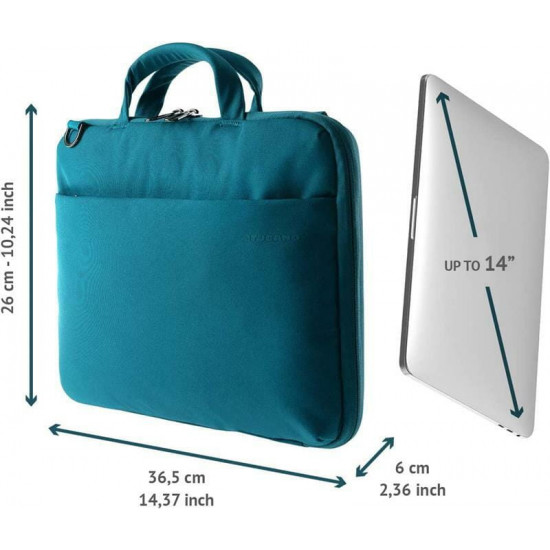 Сумка для ноутбука Tucano Darkolor 14" Light Blue (BDA1314-Z)