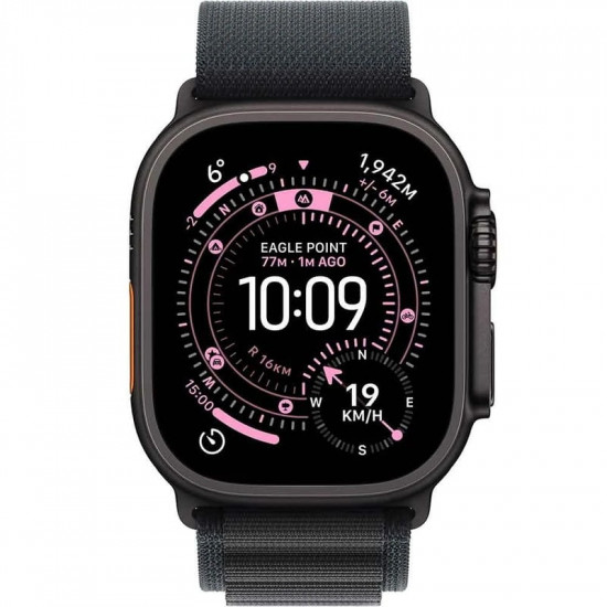 Смарт-годинник Apple Watch Ultra 3 GPS + Cellular 49mm Black Titanium Case with Black Alpine Loop - Small (MF0Q4QP/A)