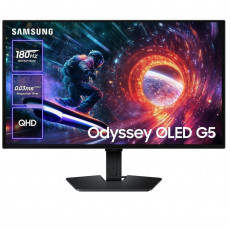 Монiтор Samsung 27" Odyssey G5 (LS27FG502SIXUA) OLED Black 180Hz