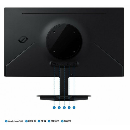 Монiтор Samsung 27" Odyssey G5 (LS27FG502SIXUA) OLED Black 180Hz