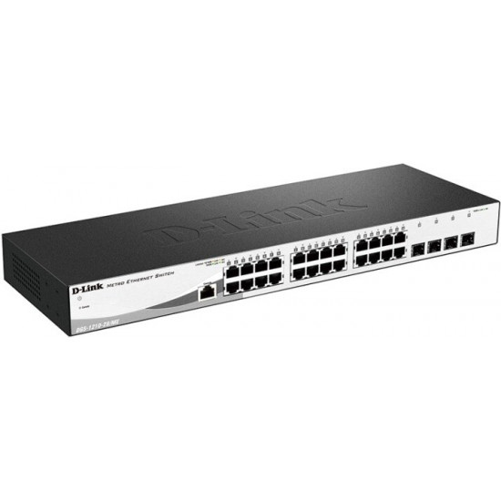 Комутатор D-Link DGS-1210-28/ME 24x1G, 4xSFP