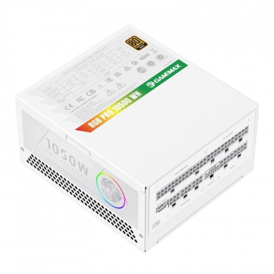 Блок живлення GameMax RGB Pro 1050G 1050W White