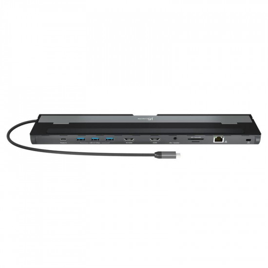 Док-станція J5create USB-C 10-в-1 (JCD542-N)