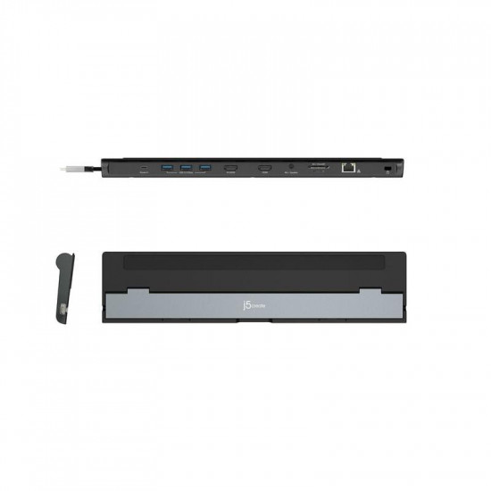 Док-станція J5create USB-C 10-в-1 (JCD542-N)