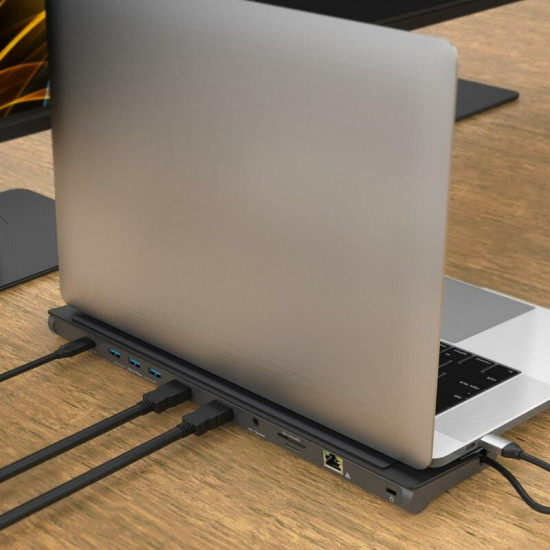 Док-станція J5create USB-C 10-в-1 (JCD542-N)