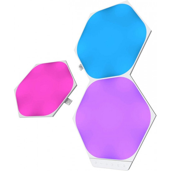 Додаткові панелі Nanoleaf Shapes Hexagons Expansion Pack Apple HomeKit, 3 шт. (NL42-0001HX-3PK)
