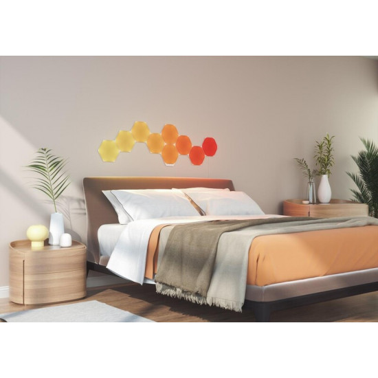Додаткові панелі Nanoleaf Shapes Hexagons Expansion Pack Apple HomeKit, 3 шт. (NL42-0001HX-3PK)