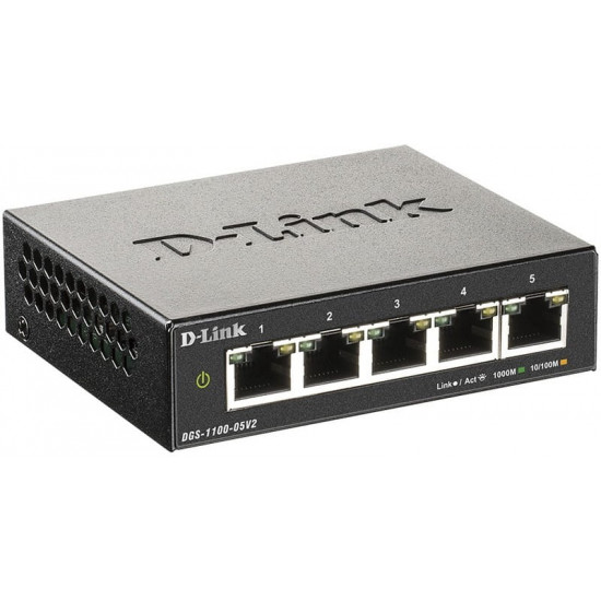 Комутатор D-Link DGS-1100-05V2
