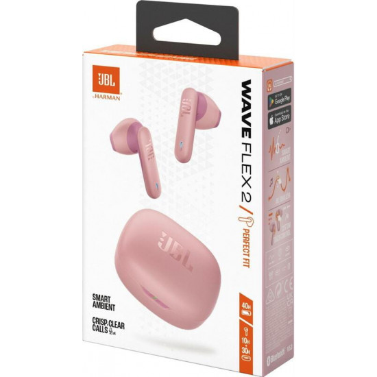Bluetooth-гарнітура JBL Wave Flex 2 Pink (JBLWFLEX2PIK)