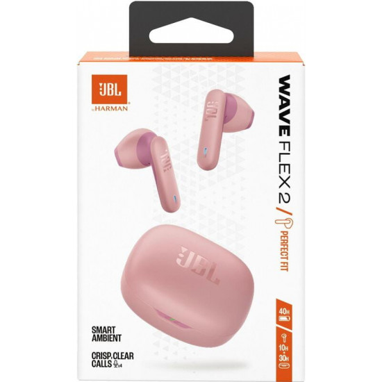 Bluetooth-гарнітура JBL Wave Flex 2 Pink (JBLWFLEX2PIK)