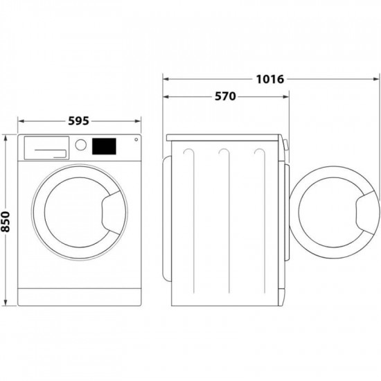 Пральна машина з сушкою Whirlpool FFWD 8649 BV UA