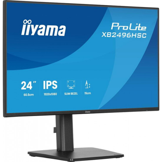 Монітор Iiyama 23.8" XB2496HSC-B1 IPS Black 144Hz