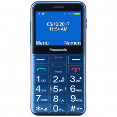 Мобiльний телефон Panasonic KX-TU155 Dual Sim Blue (KX-TU155EXCN)