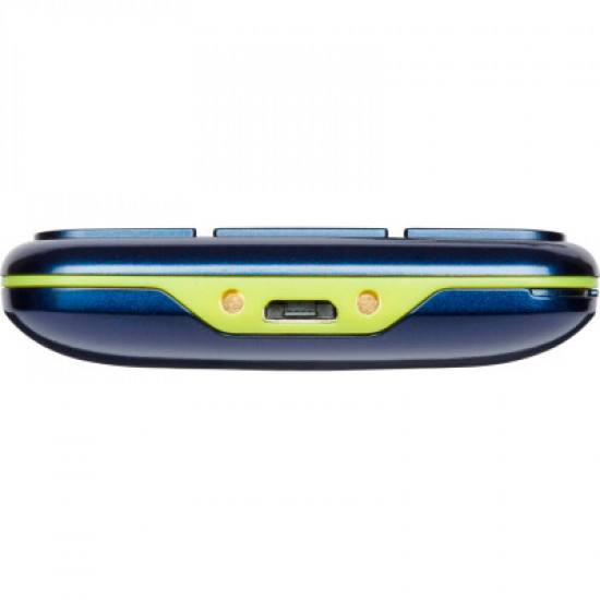Мобiльний телефон Panasonic KX-TU155 Dual Sim Blue (KX-TU155EXCN)