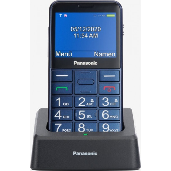 Мобiльний телефон Panasonic KX-TU155 Dual Sim Blue (KX-TU155EXCN)