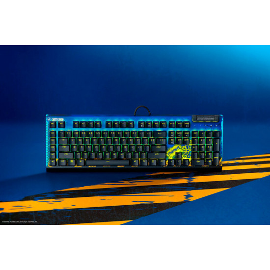 Клавіатура Razer BlackWidow V4 X Yellow Switch Fortnite (RZ03-04703600-R3M1)